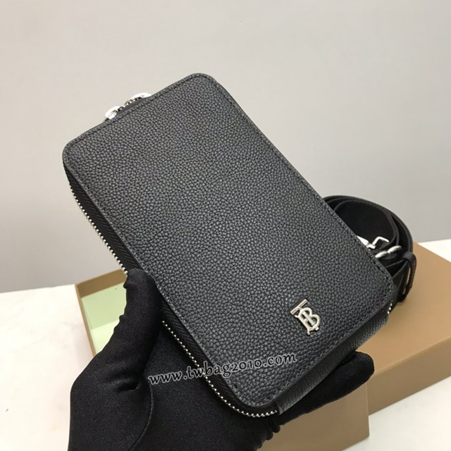 Burberry專門店新款粒紋皮革手機包保護套 巴寶莉手提袋 yxb1264
